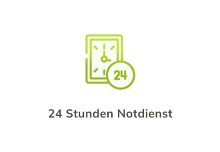 24 Stunden Notdienst 
